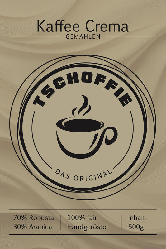Tschoffie 500g gemahlen Arabica/Robusta (Crema)